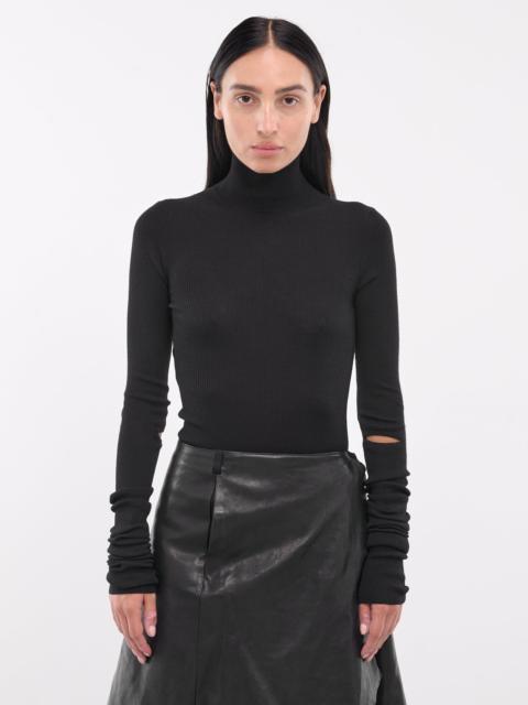 Ann Demeulemeester Olenka Ribbed Turtleneck