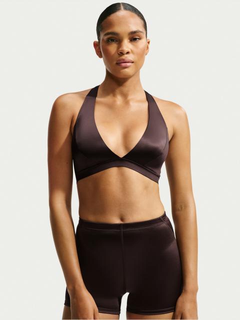 Nike NikeSKIMS Satin Shine Women's Halter Bra