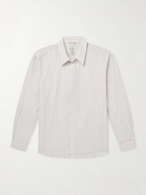 mfpen Evening Striped Cotton-Poplin Shirt