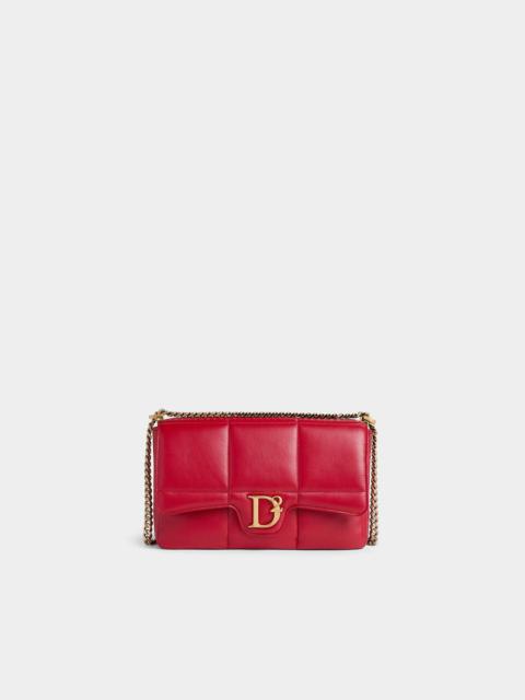 DSQUARED2 D2 STATEMENT SOFT SHOULDER BAG