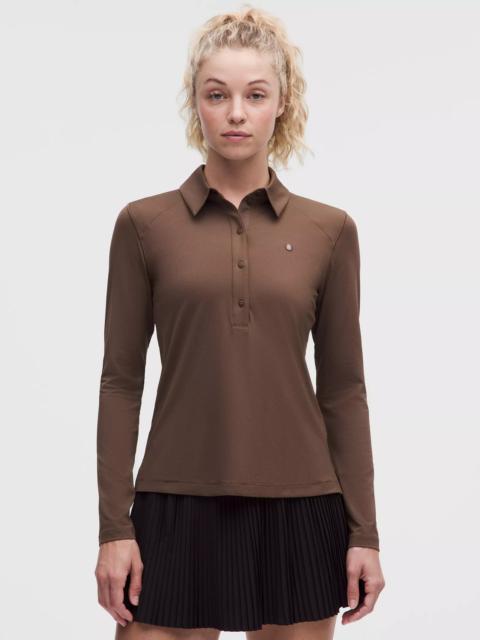 lululemon Quick-Dry Long-Sleeve Polo Shirt *Straight Hem