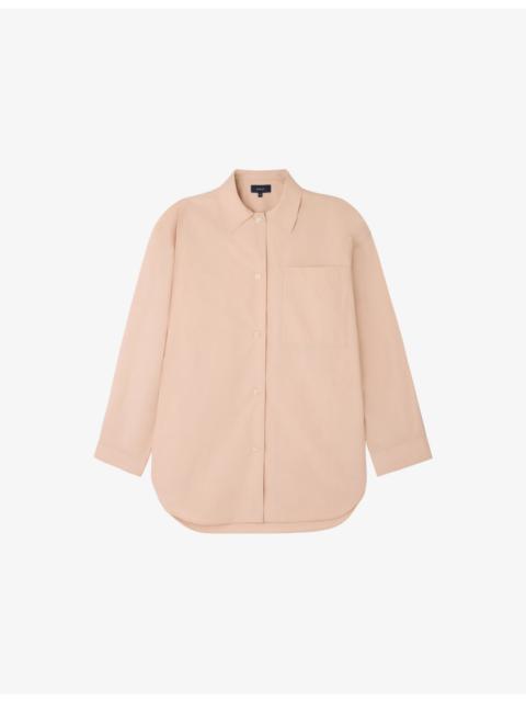 soeur Itaque Relaxed-Fit Cotton-Poplin Shirt