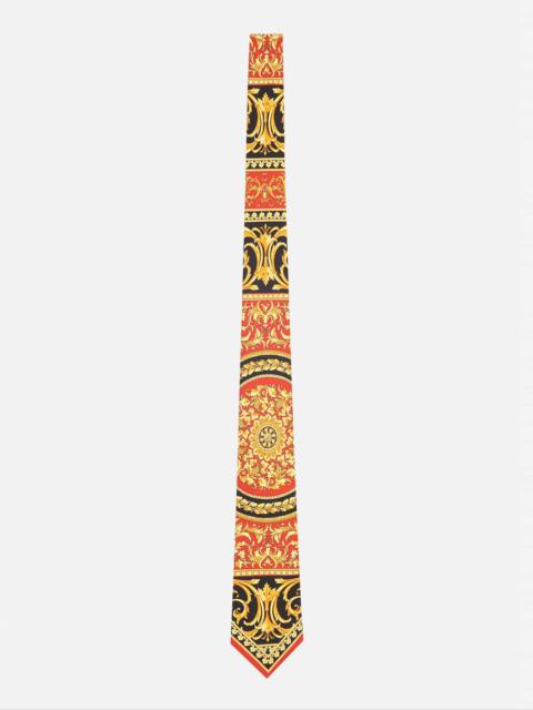 VERSACE Le Pop Classique Print Silk Tie