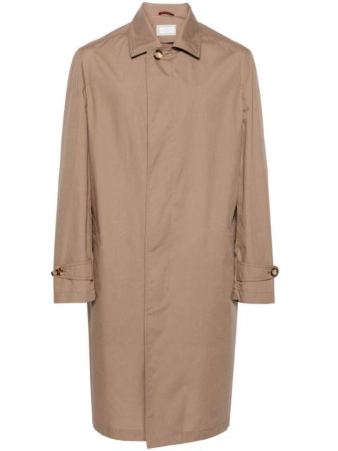 Brunello Cucinelli single-breasted lightweight maxi coat