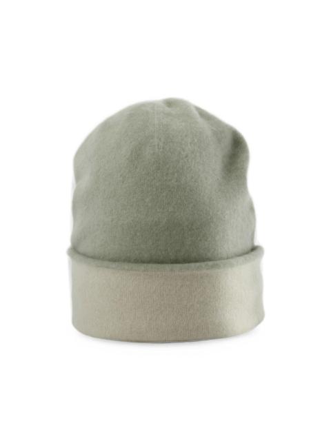 FRENCKENBERGER two-tone knitted beanie hat