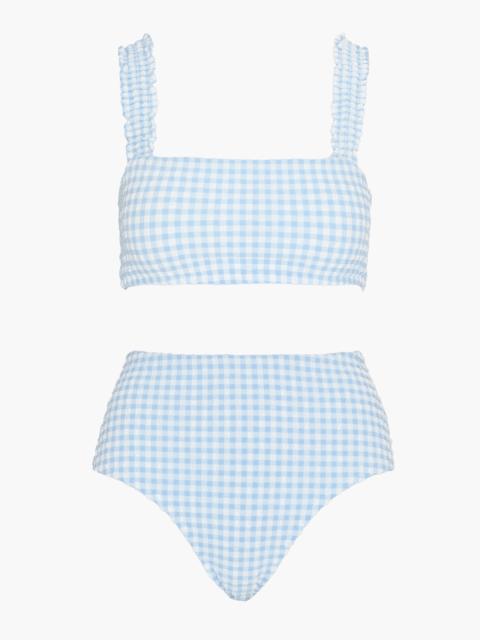 Hill House Home The Teagan Bikini Set - Blue Gingham