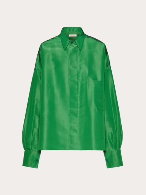 Valentino SILK FAILLE SHIRT JACKET