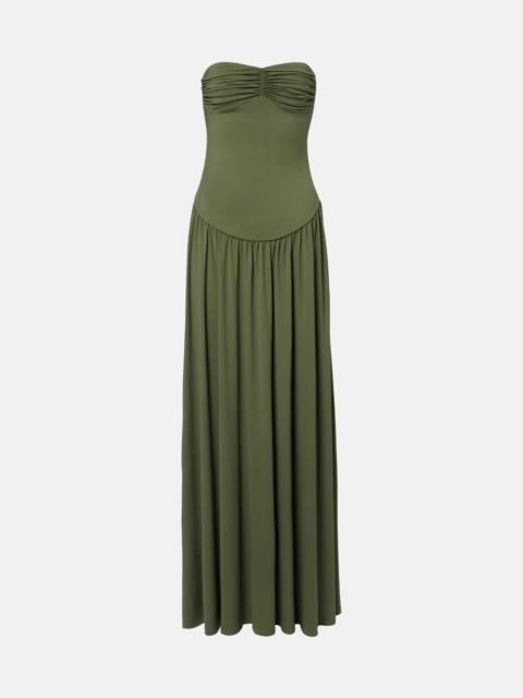 BANANHOT Erin gathered maxi dress