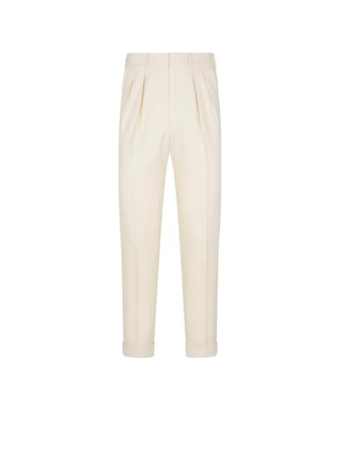 PURE SILK ATTICUS PLEAT TROUSER