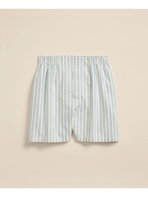 Brooks Brothers Cotton Oxford Multi-Stripe Boxers