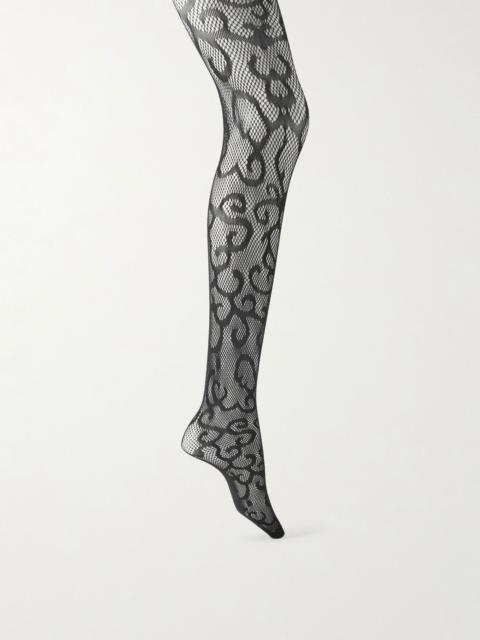 GABRIELA HEARST Tyla stretch-lace tights Black