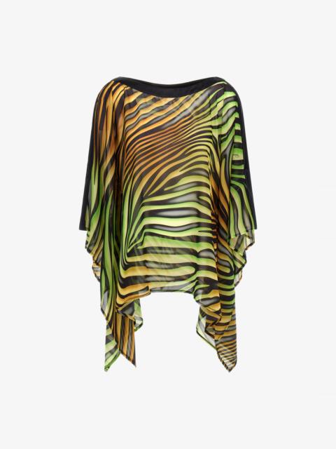 Roberto Cavalli Zebra Print Kaftan