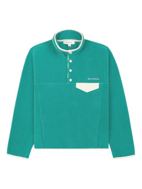 Sporty & Rich logo-embroidered sweatshirt