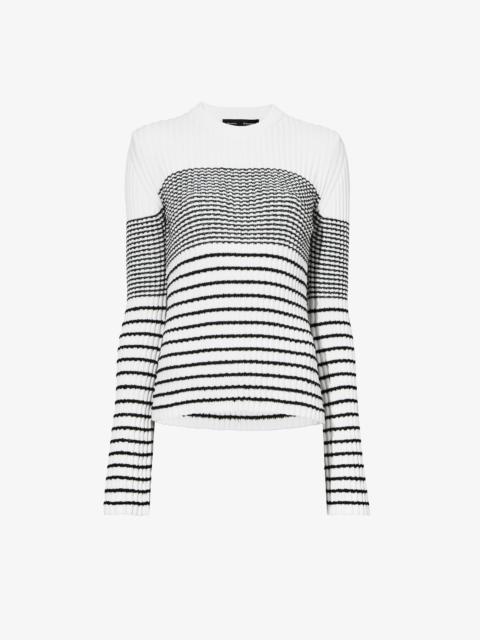 Boucle Mini Stripe Sweater