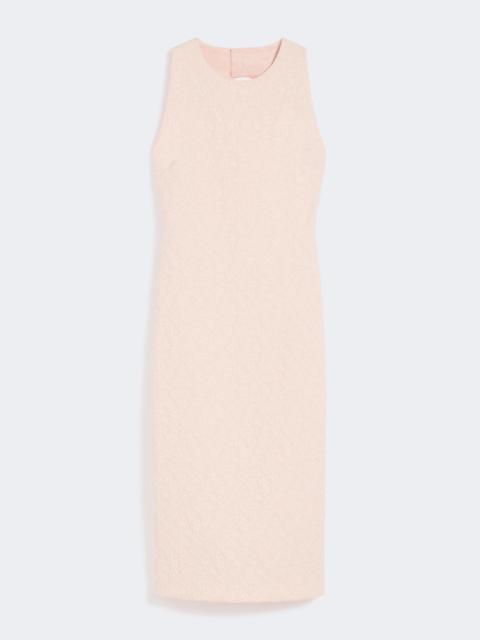 Max Mara COSE Jacquard cloque dress - POWDER