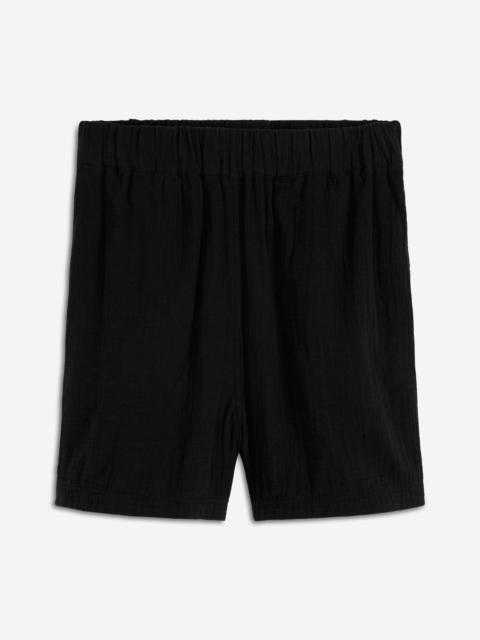 BODEN Pull-on Double Cloth Shorts-Black