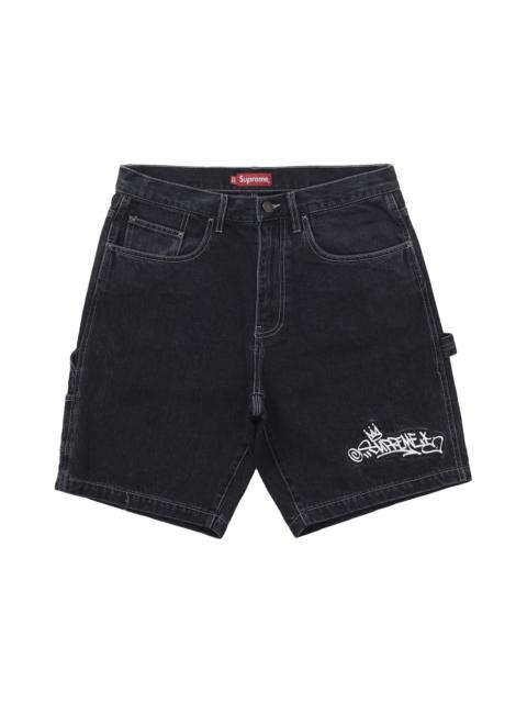 Supreme Supreme Handstyle Denim Painter Short Black
