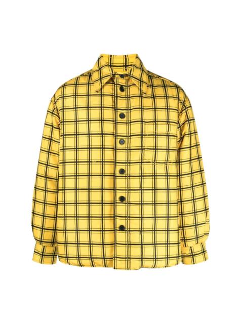 Marni check-print shirt jacket