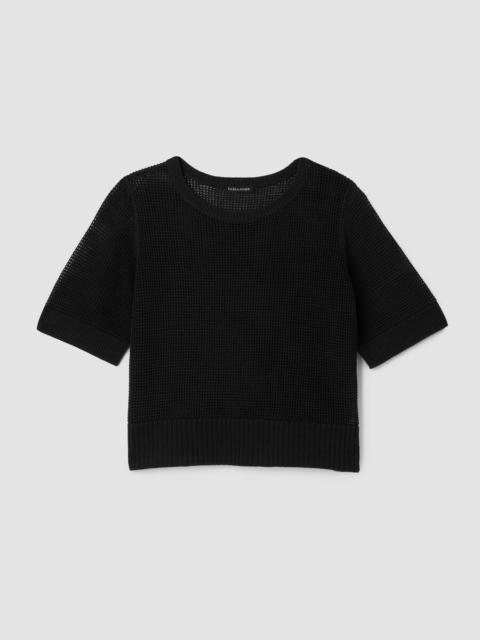 EILEEN FISHER Organic Linen Cotton Round Neck Top