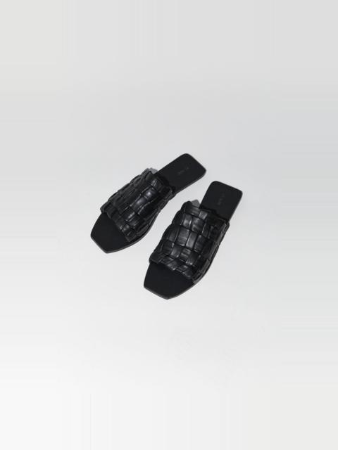 ST. AGNI Textured Slide - Black