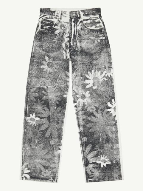 MM6 Maison Margiela Print tapered jeans