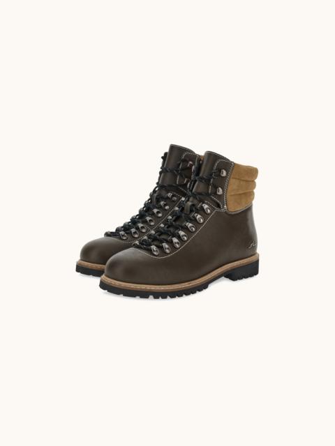 Paul & Shark LEATHER LACE-UP BOOTS