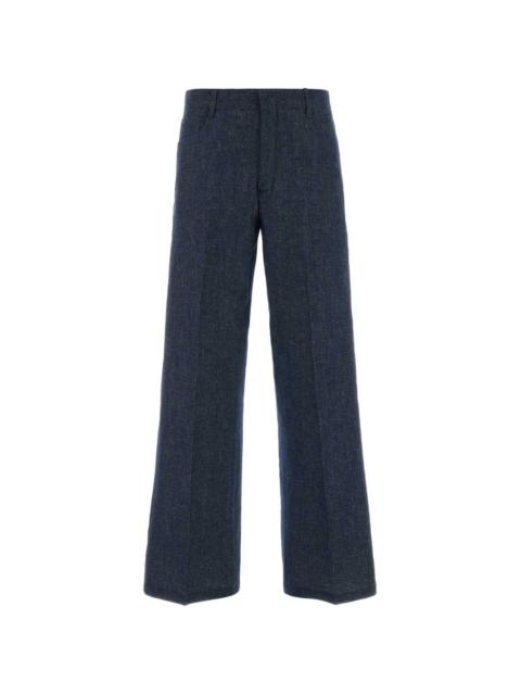 'S Max Mara pressed-crease wide-leg jeans