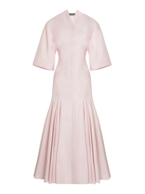 JACQUEMUS The Moisson Cotton Dress pink