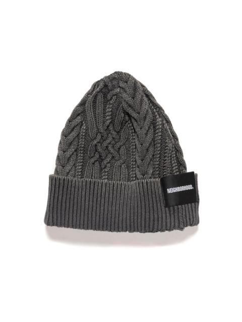 NEIGHBORHOOD JP Beanie Grey | REVERSIBLE