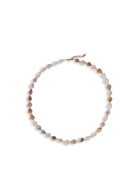 Jennifer Behr pink opal plated necklace