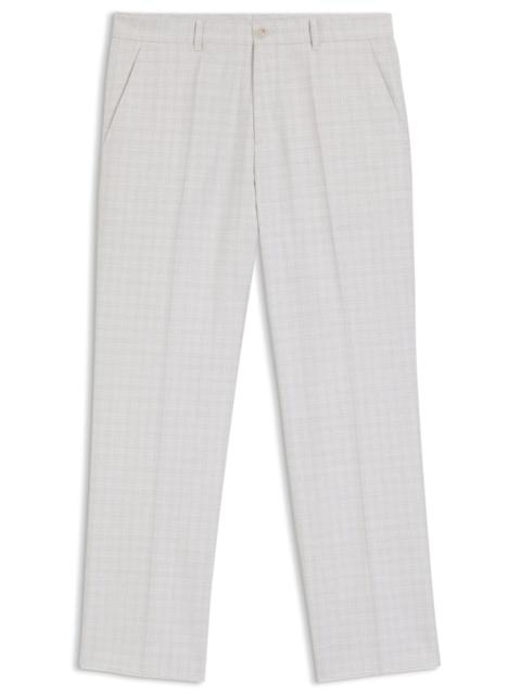 BOSS STRAIGHT-FIT PANTS IN VIRGIN WOOL AND COTTON