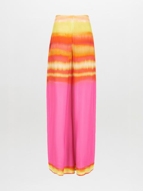 SILVIA TCHERASSI Benedetto Pant Fuschia Lime Stripes
