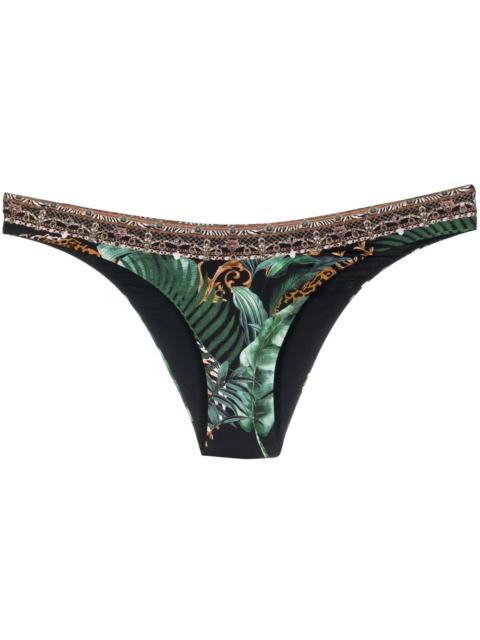 CAMILLA tiger-print bikini bottoms