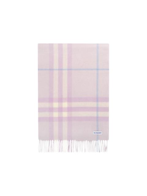 Burberry Check cashmere scarf