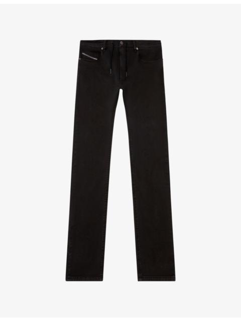 Diesel 2032 D-Krooley straight-leg tie-waist stretch-denim jeans
