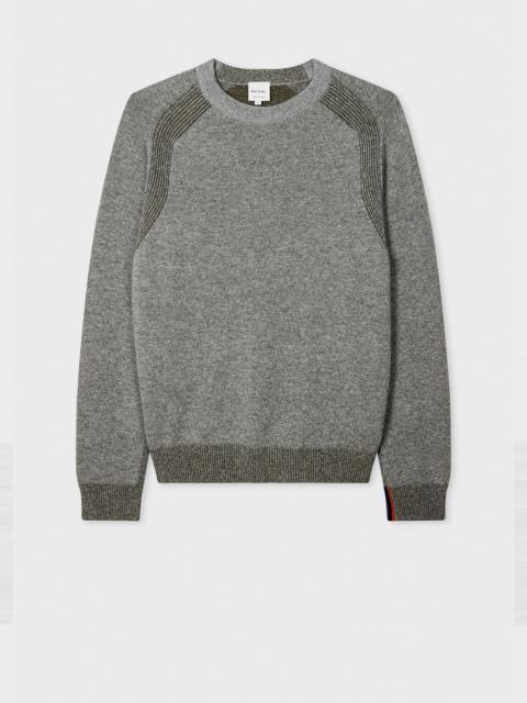 Paul Smith Grey Lambswool Crew Neck Sweater
