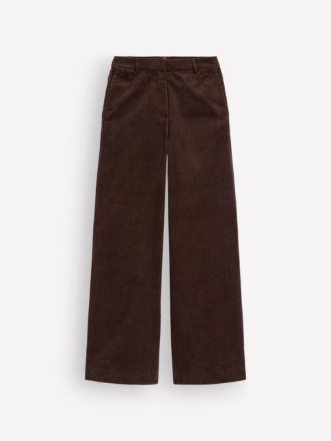 BODEN Belgravia Chunky Cord Pants-Bitter Chocolate