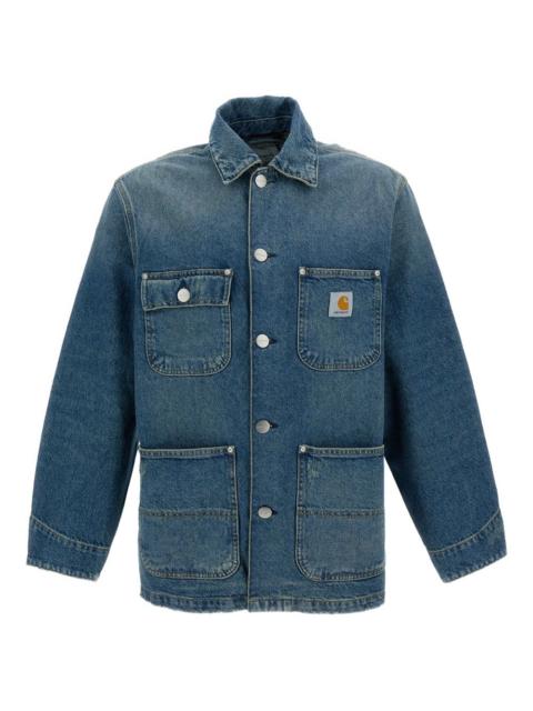 Carhartt patch-pocket denim jacket