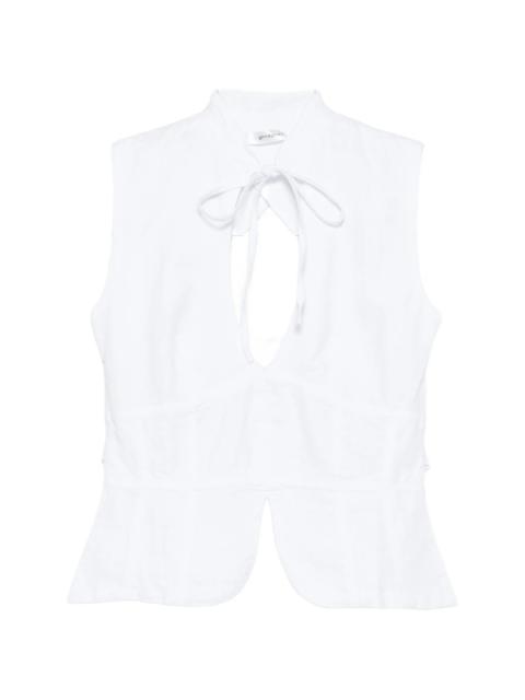 gimaguas Gimaguas Coco Tie-front Top