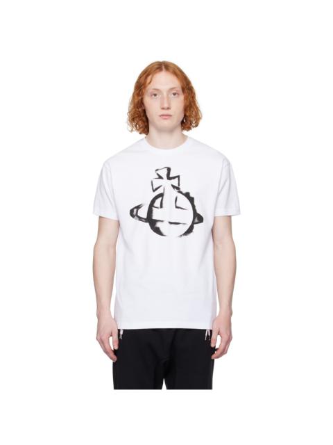 Vivienne Westwood White Stencil Orb Classic T-shirt