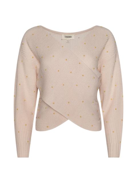 L'AGENCE Antonella Crossover Sweater