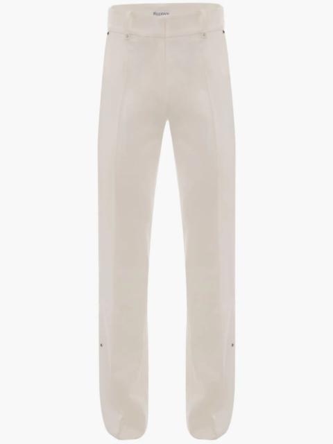 JW Anderson RIVET STRAIGHT LEG TROUSERS