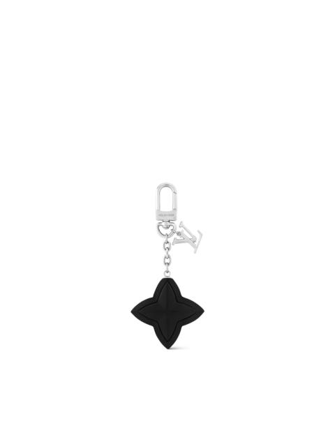 Louis Vuitton Leather Flower Key Chain