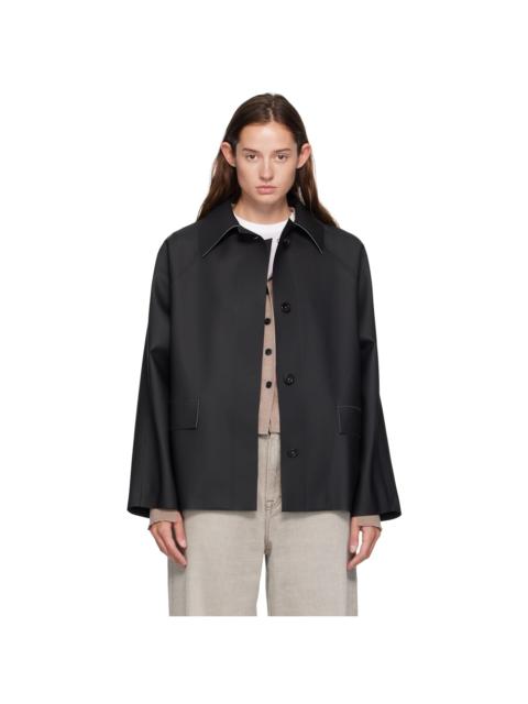 KASSL Editions Black Original Inside Out Hip Rubber Jacket