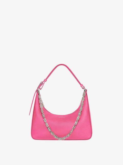 Givenchy SMALL MOON CUT OUT BAG IN LEATHER WITH CHAIN