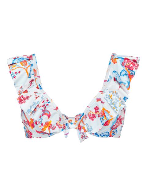 Vilebrequin Women Halter Bikini Top Peaceful Trees