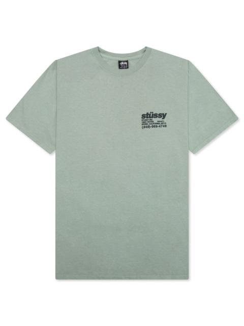 Stüssy DNA PIGMENT DYED TEE - GRANITE
