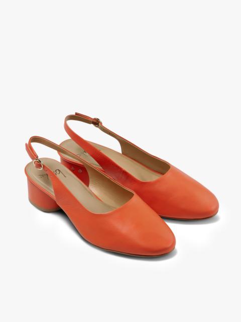 beek Lora Leather Ballet Slingback Heel