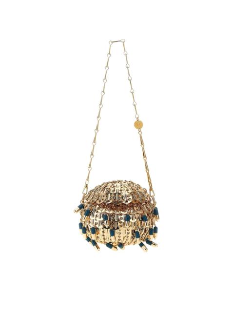 rabanne mini 1969 pill-embellished shoulder bag