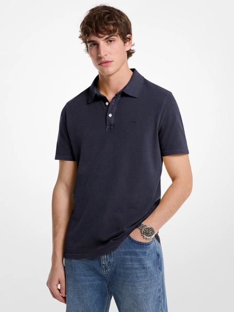 MICHAEL KORS Cotton Piqué Polo Shirt